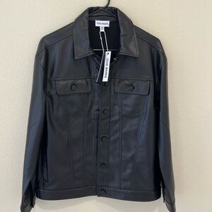 New STEVE MADDEN Faux Leather Jacket. Size XS.